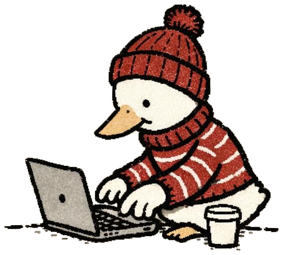 Duck typing on a laptop